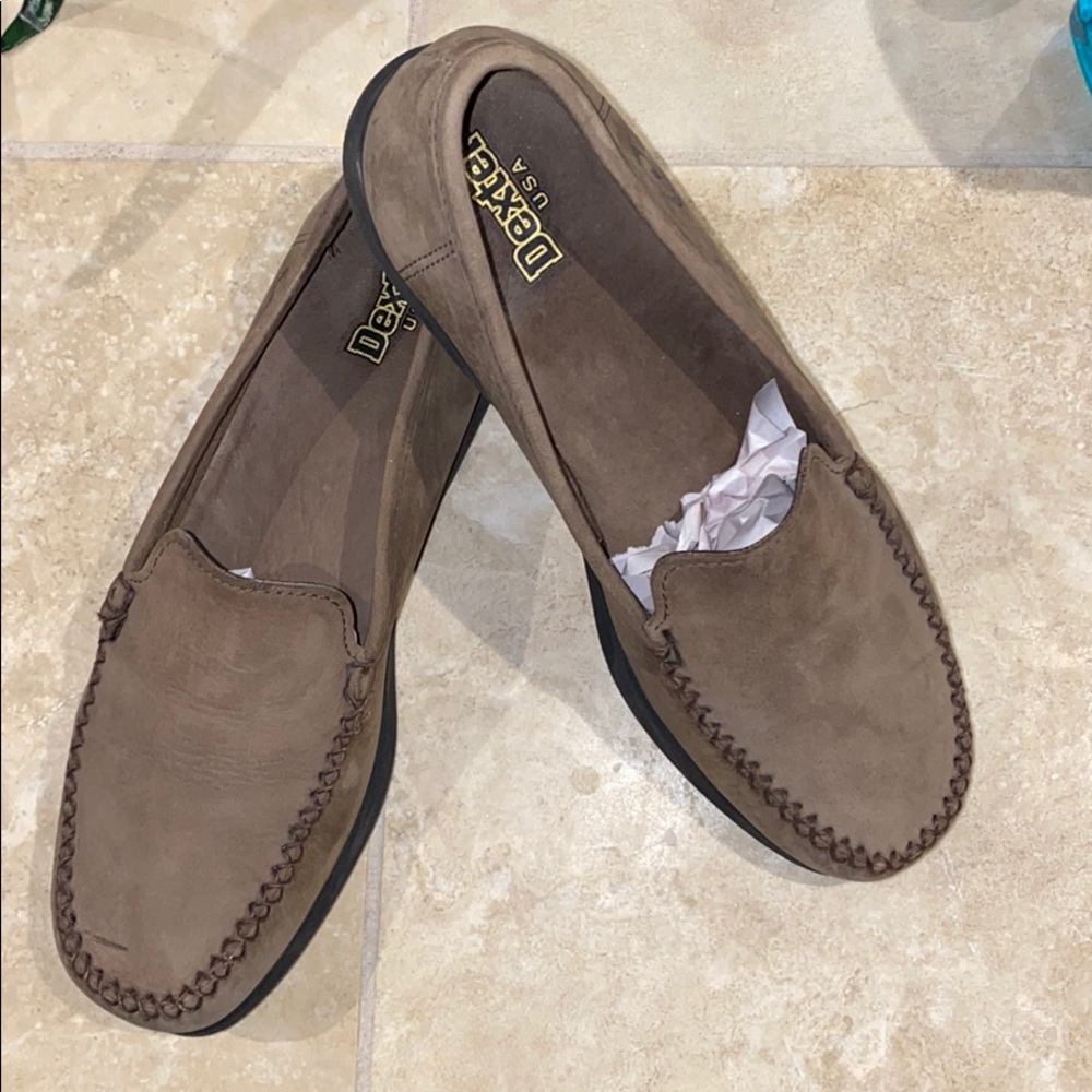 Like New Brown Suede Dexter Womens Loafers 7 1/2 M